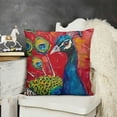 thumbnail image 2 of SHANXI Abstract Art Velvet Throw Pillow Covers Sofa Pillowcase Car Square Throw Pillowcases Home Decoration 24x24in, 2 of 5