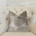 thumbnail image 2 of Plutus PBRA2287-2020-DP Coussin de Luxe Gris Feuilles Agréables, 20 x 20 Po., 2 of 3