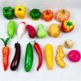 thumbnail image 2 of Artificial Pepper Kitchen Foam Vegetable Ornament Photography foam vegetable Vegetable Prop Fake Pepper, Yellow, 2 of 8
