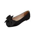 thumbnail image 2 of Samdudou Ballet Flats Closed Toe Bow Knot Slip On Flat Summer Casual Dressy Everyday Ladies Office Style Footwear Outdoor Vacation Daily Wear Lightweight Walking Modern Trendy, 2 of 9