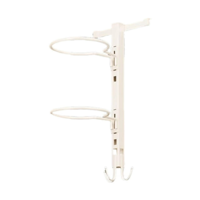 koolsoo Support de Football Cadeau Chambre à Outils Salle de Rangement Ballon de Basket Adhésif Blanc 42x18cm