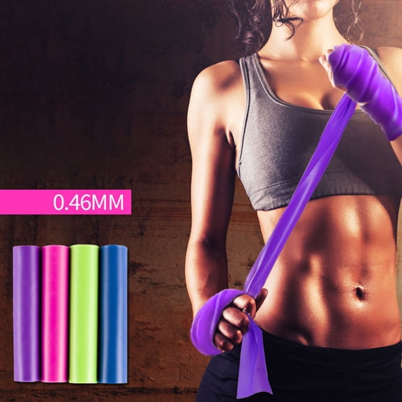 PAMINGONO 2pcs Resistance Exercise Bands Elastic Straps for Exercise Assorted Color for Fitness Workouts