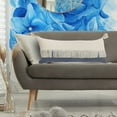 thumbnail image 3 of LR Home Fringe Festival Blue Color Block Lumbar Throw Pillow, 3 of 10