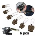 thumbnail image 5 of Seis accesorios para ropa con cabezal de cremallera multifuncional en tres tamaños, color negro, 5 of 5