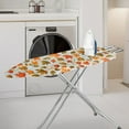 thumbnail image 2 of Kuiaobaty Maple Leaf Acorn Ironing Board Cover with Elastic Edge and Adjustable Fasteners Resist Scorching Wood Grain Print Iron Board Protector Autumn Home Decor, 2 of 5
