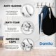 thumbnail image 4 of Coat Rack Wall Mount - 5 Tri Hooks, Heavy Duty Coat Hooks for Bathroom, Mudroom, Entryway, Kitchen, 304 Stainless Steel Modern Wall Hook Rack (1 Pack, 4 of 5