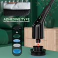 thumbnail image 4 of Ayternipy Cordless Electric Spin Scrubber,Cleaning Brush Scrubber for Home, 360RPM/Mins, 90Mins Work Time, 7 Replaceable Brush Heads for Bathroom Shower Bathtub Glass Car, Black, 4 of 8