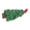 Green, variant on NFTIGB Small Wool Felt Christmas Tree Ornament Tabletop Decoration Wood Base Red 7.48 in / 19 cm