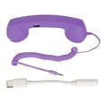 thumbnail image 2 of Combiné de Téléphone Cellulaire§combiné de Téléphone pour Cellulaire§compliqué de Téléphone Rétro§récepteur de Téléphone Rétro§combiné pour Mobile§combiné Rétro 3,5 mm Combiné de Téléphone Cellulaire USB‐C Anti‐radiation, 2 of 8