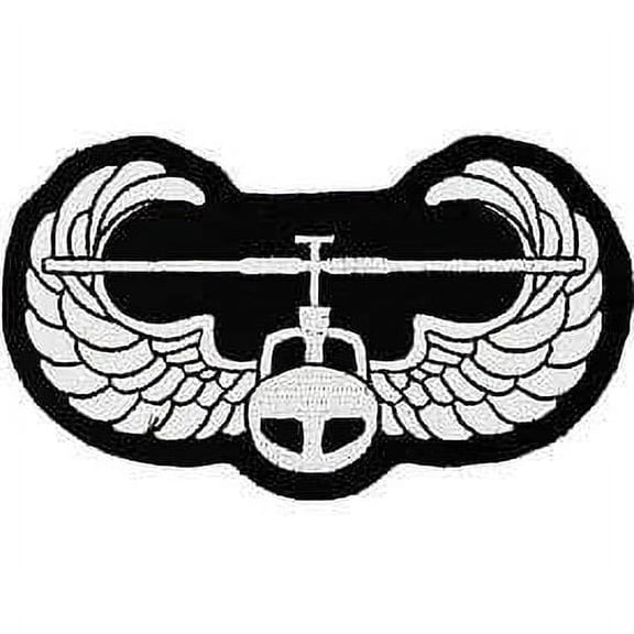 US ARMY, Air Asslt. Wing - Decorative Patches, Embroidered Iron On Patch - 4-1/8"