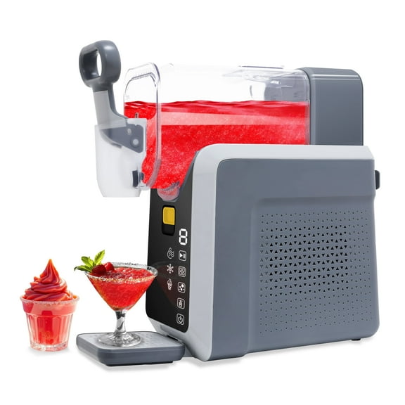 Anykoon Slushy Machine  with LED Display, Professional Frozen Drink Maker for Home No ice Needed, Programs for Frozen Margaritas, lce Cream , Juices, Coffee, Wine etc., black