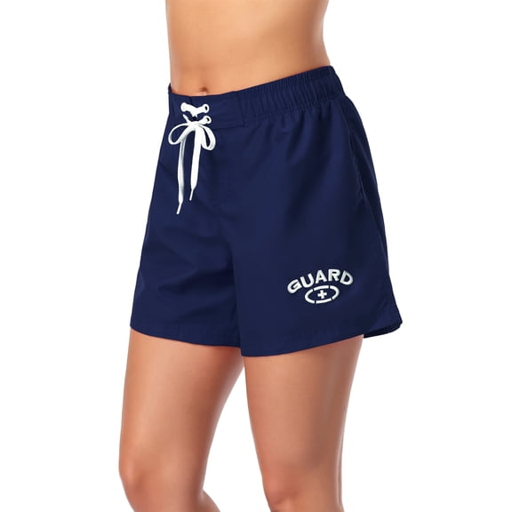 Adoretex Women's Guard Board Short Swimwear - FGB06 - Navy - XS