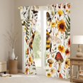 thumbnail image 3 of Homewish 3D Bee Animal Blackout Curtains Set of 2 (52x84 Each) for Teens, Jungle PLant Botanical Window Curtains, Mushroom Floral Curtains and Drapes, Blackout Curtains Decor, 3 of 6