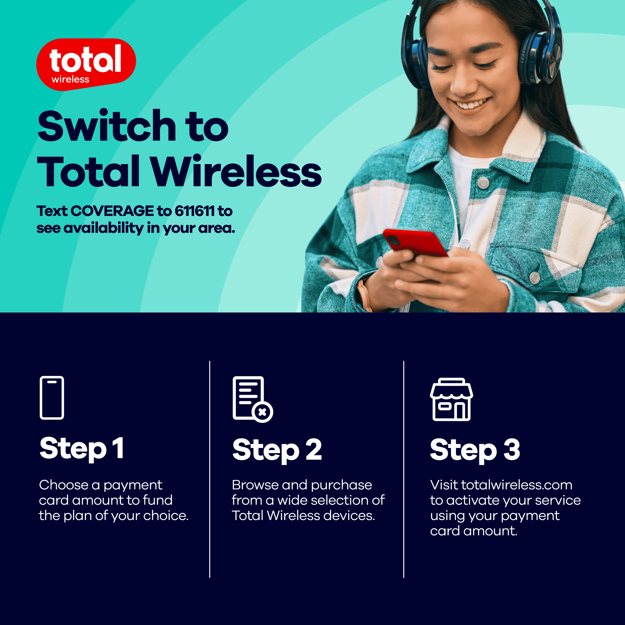 Total Wireless $40 Payment Card e-PIN Top Up (Email Delivery)
