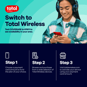Total Wireless Motorola Moto g 2025, 5G, 64GB, Blue - Prepaid Smartphone [Locked to Total Wireless]