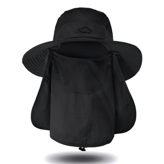 Fisherman's hat, male sun hat, summer outdoor quick drying sun hat, fishing breathable sun hat, female face mask hat