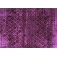 thumbnail image 1 of Ahgly Company Indoor Rectangle Abstract Purple Modern Area Rugs, 4' x 6', 1 of 4