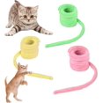 thumbnail image 1 of Juguetes de peluche CHAO con resorte para gatos 3 piezas coloridos, 1 of 5