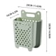 thumbnail image 2 of Cesto de ropa plegable para colgar en la pared del baño: cubo de almacenamiento de ropa sucia que ahorra espacio con asas resistentes para armario, dormitorio o habitación infantil., 2 of 2