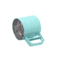 thumbnail image 1 of Kearding Coctelera para hornear de alta calidad, 1 unidad, taza tamizadora para el hogar, panadería, polvo para hornear inoxidable, diseño de malla, Herramientas y accesorios para hornear Verde Kearding HA001575-03, 1 of 6