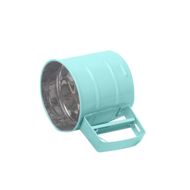 Kearding Coctelera para hornear de alta calidad, 1 unidad, taza tamizadora para el hogar, panadería, polvo para hornear inoxidable, diseño de malla, Herramientas y accesorios para hornear Verde Kearding HA001575-03