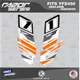 thumbnail image 4 of Kalair GFX Graphics Kit for Yamaha ATV YFZ 450 Carburator (2004-2008) Razor Series, 4 of 5