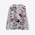 thumbnail image 2 of Sudadera con capucha de Hello Kitty Harajuku de Anime japonés para mujer, sudadera Ullzang de los años 90 con dibujos animados divertidos de Eleven, sudadera con capucha de Hello Kitty para mujer, 2 of 5