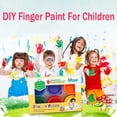 thumbnail image 2 of Pigment Painting Color/ FingerPaint 30ML DIY Children's Box 6 & Stationery, 2 of 9