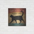 thumbnail image 3 of Luxe Metal Art 'Superstition Black Label Whiskey Cat' by Ryan Fowler, Metal Wall Art, 24"x24", 3 of 8