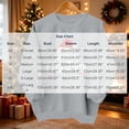 thumbnail image 4 of NSLGXD Womens Graphic Sweatshirt Crewneck Long Sleeve Pullover Merry Christmas Santa Hat Print Casual Holiday Top XS-2XL, 4 of 8