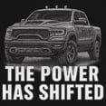 thumbnail image 3 of 702 HP Power Pickup Truck Men's V-Neck T-shirt American 4x4 Offroad 1500 V8 Performance, 3 of 7