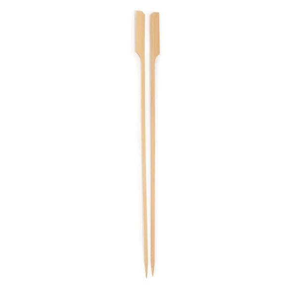 BambooMN 11.8 Pouces Brochettes en Bambou pour Nourriture, Boissons, Apéritifs - Sans Peau - 1,000 Pcs