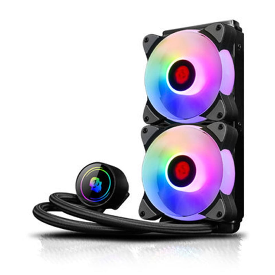 Buy ZEEQJ RGB Cooling Fan Water Cooling Radiator CPU Integrated Double