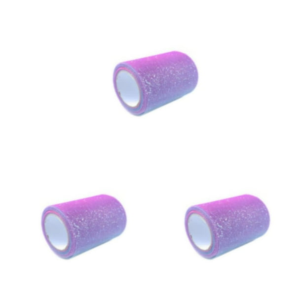 Matsuzay Rollo de tul Tules brillantes Lentejuelas brillantes Rollos de arcoíris Suministros de boda Decoraciones para vestidos Fiesta de Type1 NO1