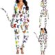 thumbnail image 1 of Mujer Impreso Onesie Mono Pijamas One Piece Playsuit Pjs Sleepwear/2XL/Butterfly kaili Sencillez, 1 of 3
