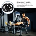 thumbnail image 2 of Mobutofu Pulley for Weights Simple Design Black 100Mm 25Mm 2Pcs, 2 of 4