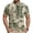 Army Green, variant on Mens Cycling Jersey Cycling Shirt Short Sleeve Bike Riding Shirt, Textured Pixel Camouflage Sportswear with 3 Rear Pockets, Breathable Quick Dry Top for Biking, Stand Collar Training Shirt