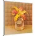 thumbnail image 4 of Amanti Art Lily in Glass Framed Canvas Wall Art Print, 4 of 7