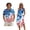 American Flag Firework, variant on Whosucclay American Flag Firework Print Matching Hawaiian Outfits Men's Button Shirt Women's Summer Tank Dress Casual Loose Fit Midi, Holiday Matching Outfit for Beach Vacation Travel, S