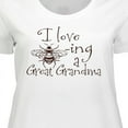 thumbnail image 4 of Inktastic I Love Bee-ing a Great Grandma Women's Plus Size T-Shirt, 4 of 5