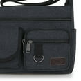 thumbnail image 6 of Nitouy Canvas Men Messenger Bag Casual Multi Pockets Student Travel Shoulder Bags, 6 of 6