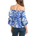 thumbnail image 2 of Vince Camuto womens  Off-The-Shoulder Top, l, Blue, 2 of 3