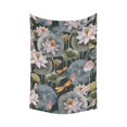 thumbnail image 2 of CADecor Lotus, Pattern, Watercolor Home Decor Tapestry Wall Art Wall Tapestry 51x60 Inches, 2 of 3