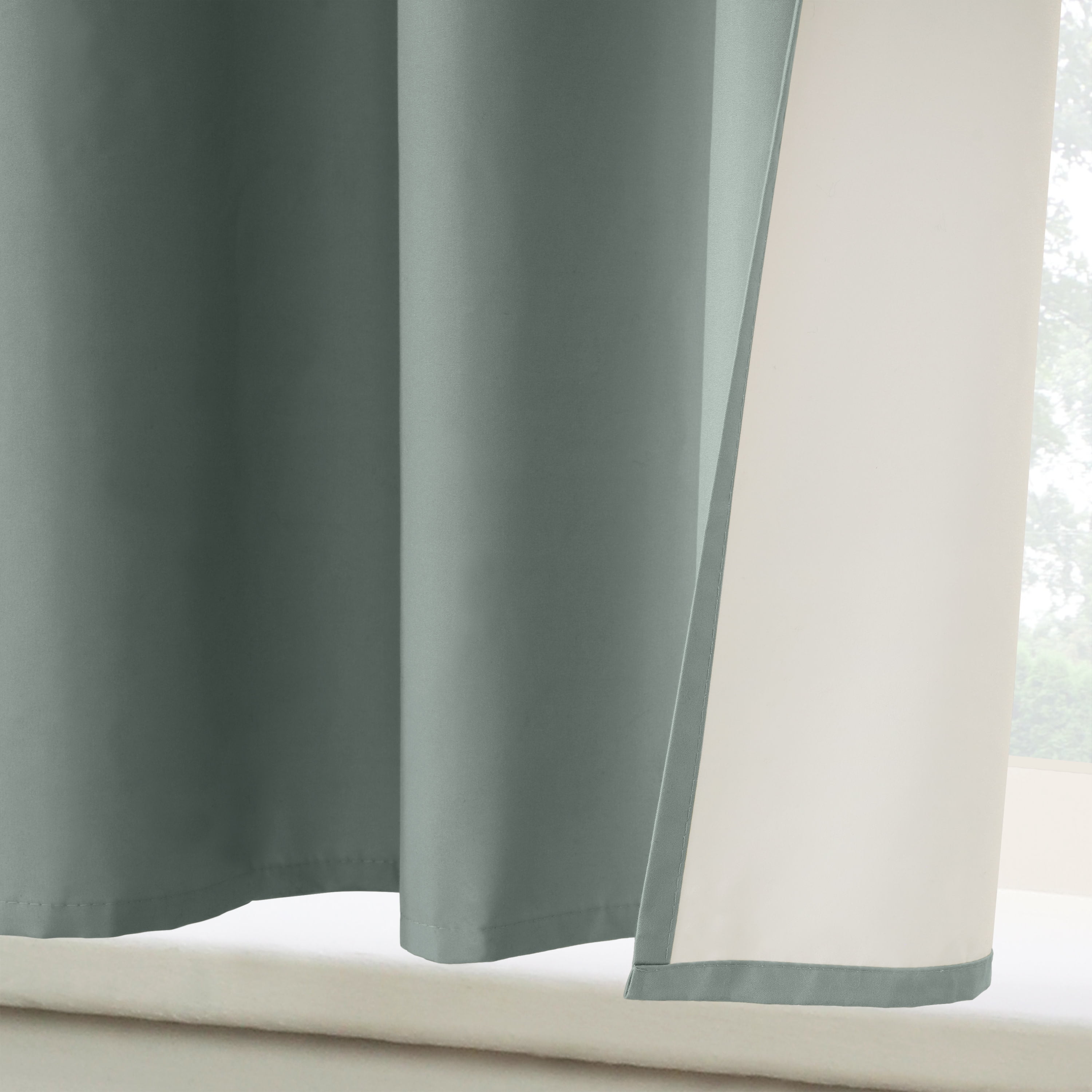 Phoenix Insulated All-in-One Window Dressing Set 80" x 84" in Sage