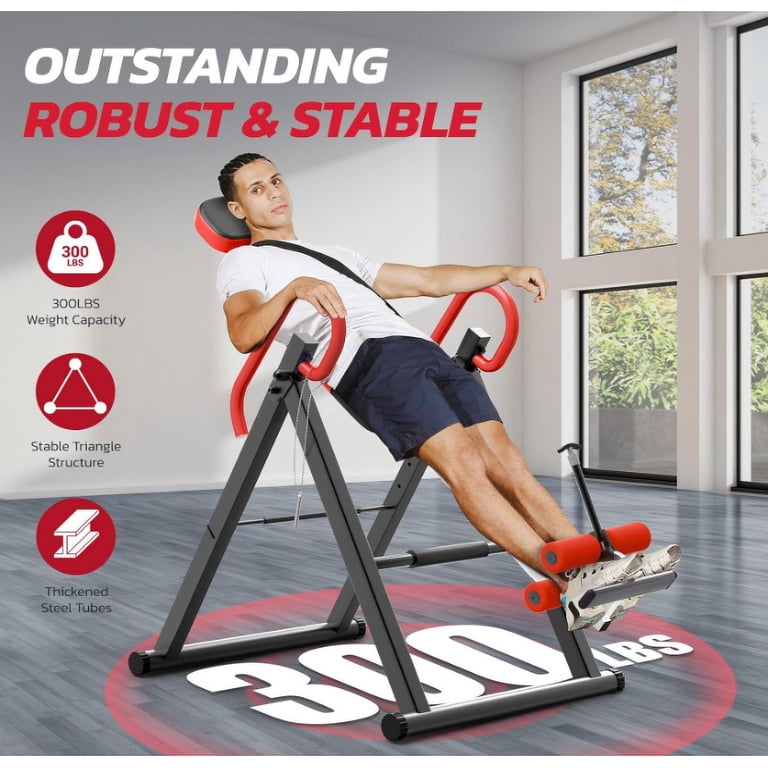 Yoleo Massage Heat Inversion Table Back Pain Relief YOLEO Inversion ...