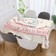 thumbnail image 5 of BZSMCE Square Tablecloth Fashion Cute Snowman Painting Pattern Tableclothes, 5 of 9