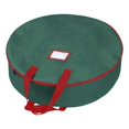 thumbnail image 2 of GUOOL Serenable Christmas Wreath Storage Bag 30" Durable Material Card Slot Artificial green, 2 of 9