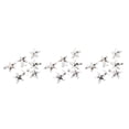 thumbnail image 1 of Bewildely Paquete de 6 árbol de Navidad estrellas patio Navidad Año Nuevo cumpleaños adorno colgante hogar Oficina vacaciones accesorios Type1 NO1, 1 of 6