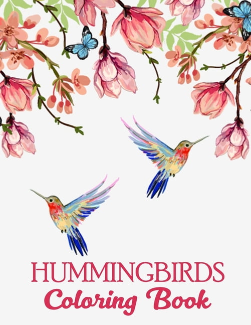 Download Hummingbirds Coloring Book : Stress Relieving Designs for ...