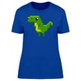 thumbnail image 1 of Green Dino In Pixel Art Tee Women's -Image by Shutterstock, 1 of 1